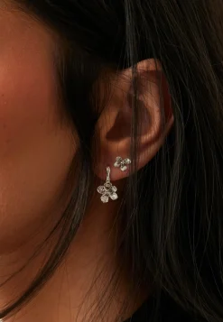 Pilgrim Korvakorut*Ajani Earrings 2-in-1 Set, Silver