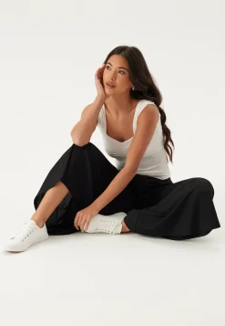 Happy Holly Lyhennetyt Housut|Leveälahkeiset Housut*Ankle Soft Wide Leg Pants