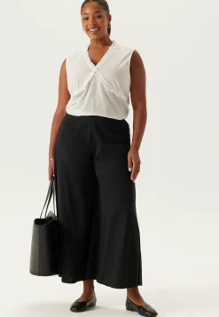 Happy Holly Lyhennetyt Housut|Leveälahkeiset Housut*Ankle Soft Wide Leg Pants