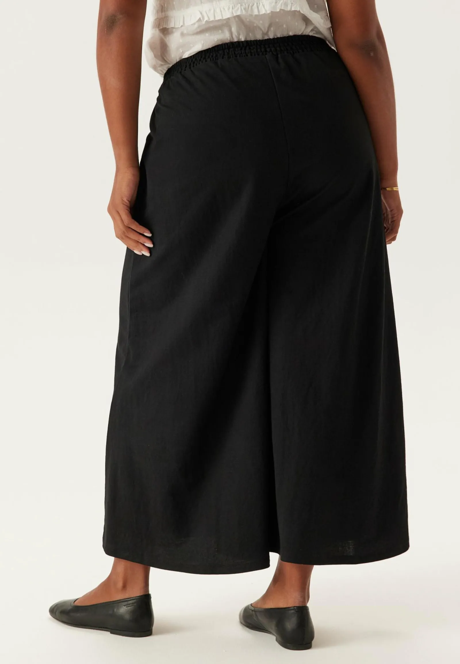 Happy Holly Lyhennetyt Housut|Leveälahkeiset Housut*Ankle Soft Wide Leg Pants