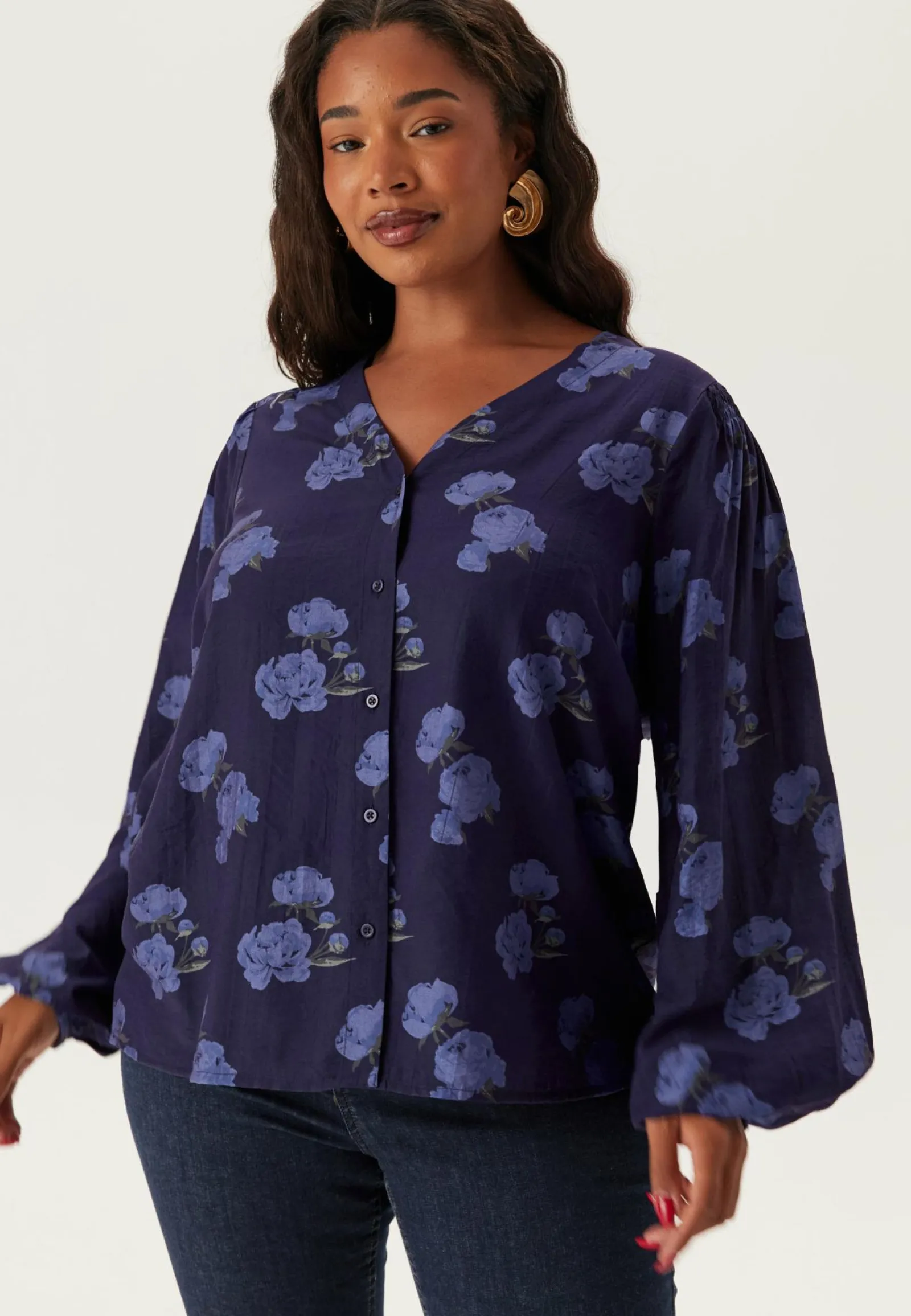 Happy Holly Tunikat Ja Puserot|Rennot Puserot Ja Paidat*Balloon Sleeve Blouse