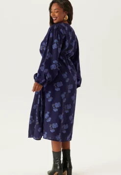 Happy Holly Kukkakuosiset Ja Kuviolliset Mekot|Pitkähihaiset Mekot*Balloon Sleeve Dress