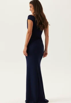 Goddiva Vanhojentanssimekot|Juhlapuvut*Bardot Pleat Maxi Dress