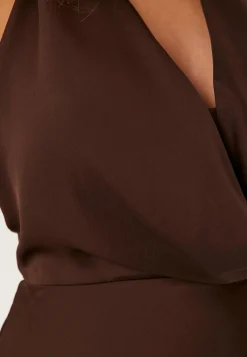 FOREVER NEW Morsiusneitomekot|Juhlamekot*Becca Cowl Halter Satin Gown