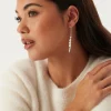 Pilgrim Korvakorut*Berthe Pearl Chain Earrings Si