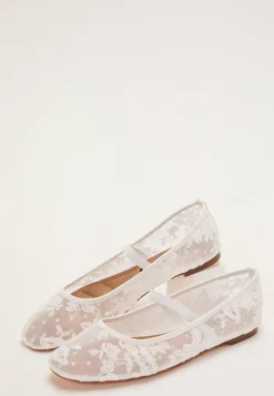 Bianco Kangaskengät|Matalat Kengät*Bialilja Lace Ballerina
