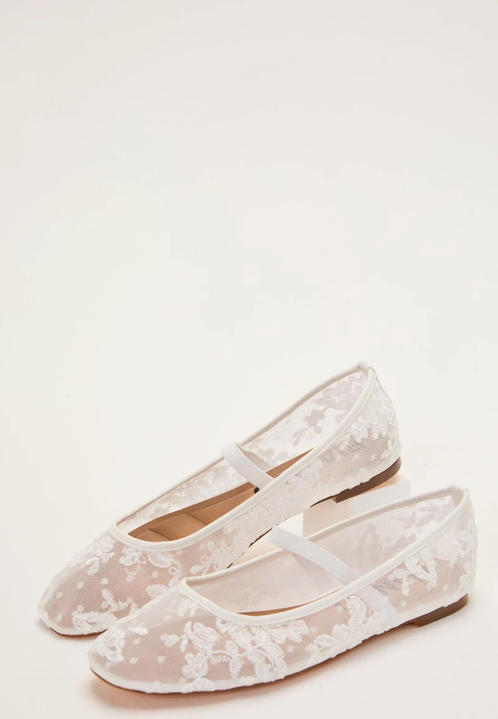 Bianco Kangaskengät|Matalat Kengät*Bialilja Lace Ballerina