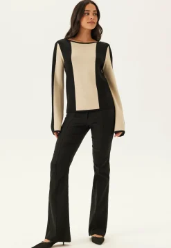 BUBBLEROOM Neuletopit|Neuletopit*Block Knitted Sweater