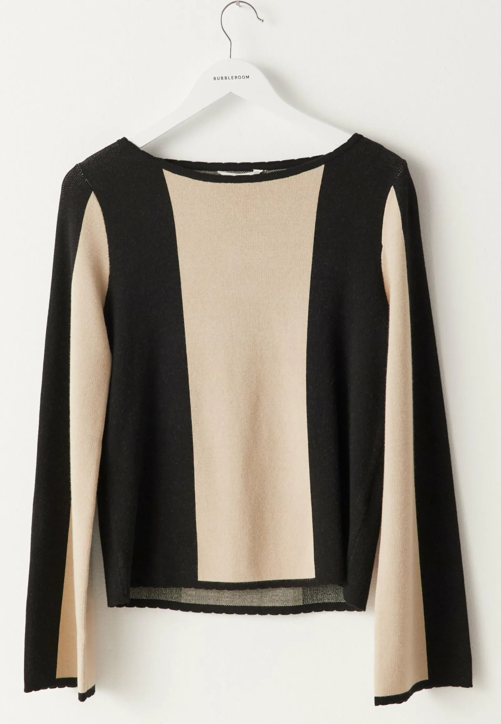 BUBBLEROOM Neuletopit|Neuletopit*Block Knitted Sweater