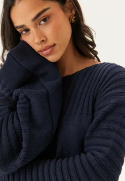 BUBBLEROOM Neulepuserot|Neulotut Neulepuserot*Boatneck Knitted Sweater