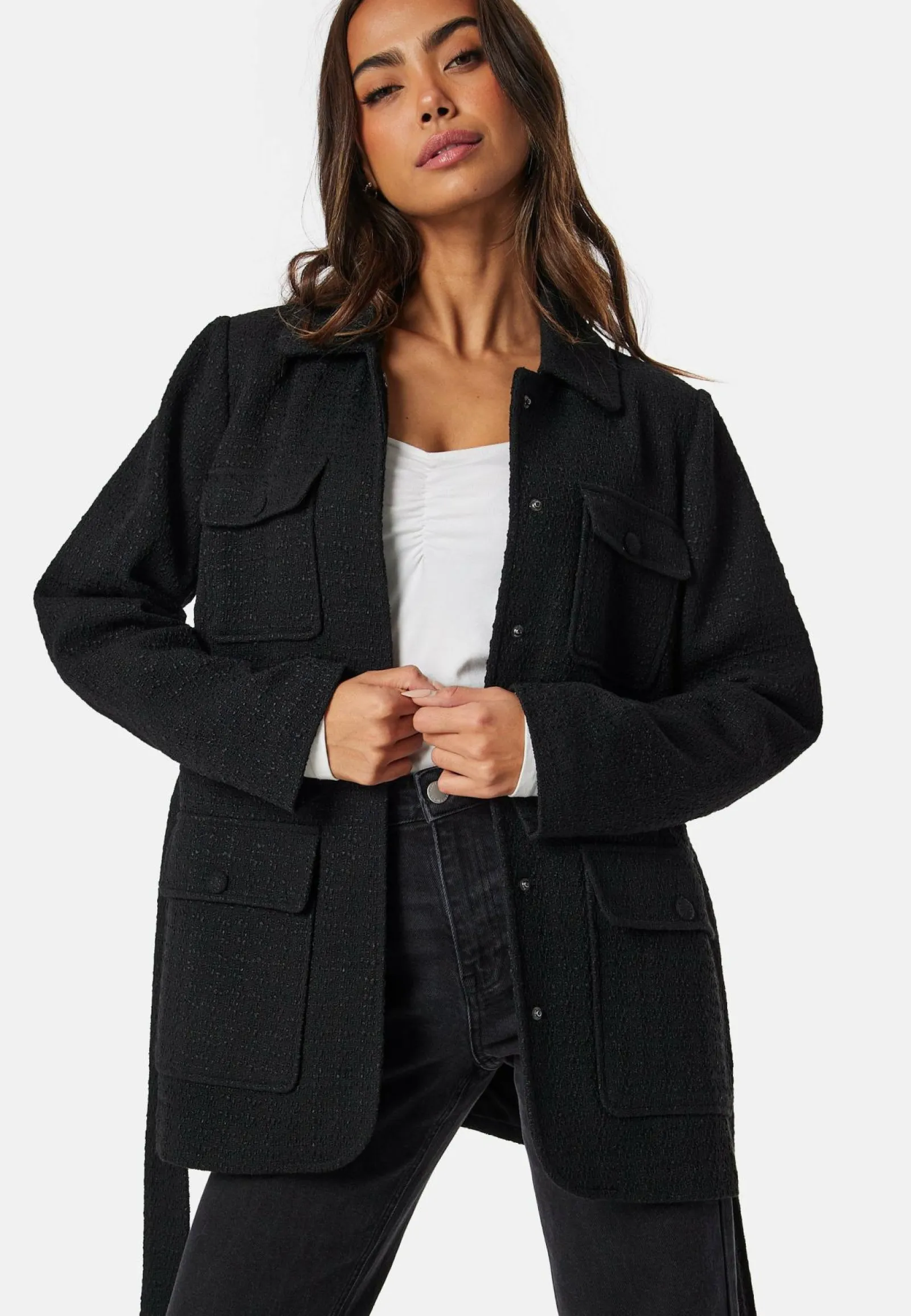 Happy Holly Kevyet Takit|Syystakit*Bouclé Shacket