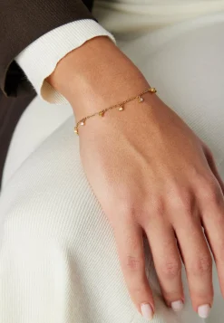 BY JOLIMA Rannekorut*Bracelet With Multi Crystal Charm