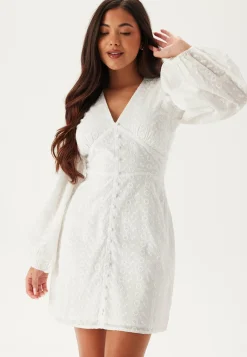Bubbleroom Occasion Kesämekot|Pitkähihaiset Mekot*Broderie Anglaise Balloon Sleeve Dress