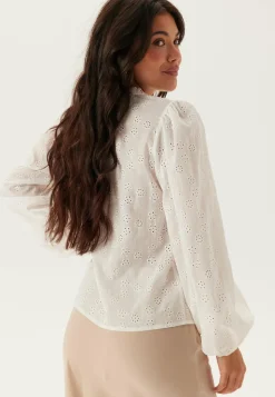 Happy Holly Yksiväriset Puserot Ja Paidat|Tunikat Ja Puserot*Broderie Anglaise Blouse