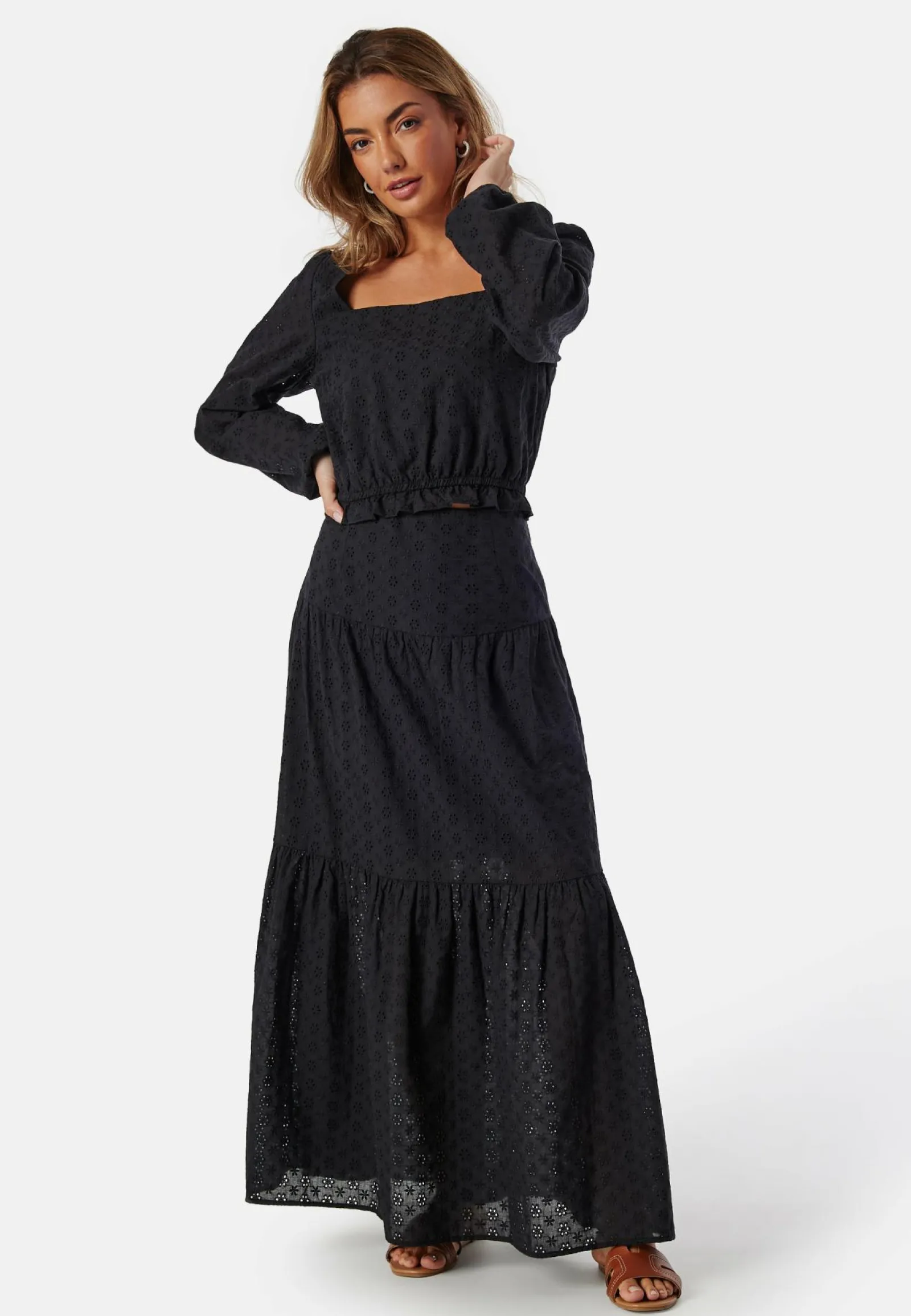 BUBBLEROOM Juhlasetit|Juhlameet*Broderie Anglaise Maxi Skirt