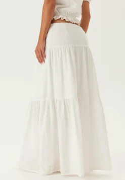 BUBBLEROOM Juhlasetit|Rennot Setit*Broderie Anglaise Maxi Skirt