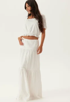 BUBBLEROOM Juhlasetit|Rennot Setit*Broderie Anglaise Short Sleeve Blouse