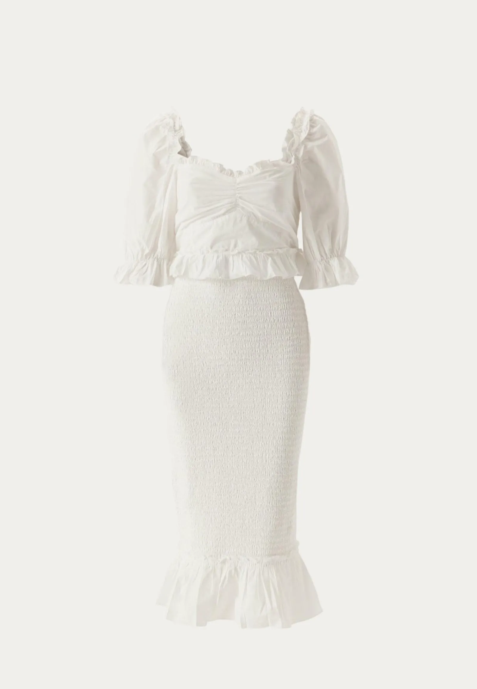 Bubbleroom Occasion Juhlamekot|Kesämekot*Bustier Smock Ankle Dress