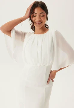 Bubbleroom Occasion Häämekot*Butterfly Sleeve Mermaid Wedding Gown