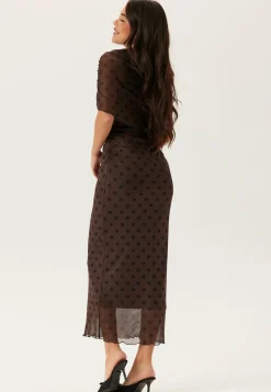 Bubbleroom Occasion Juhlamekot|Pilkulliset Mekot*Cape Mesh Ankle Dress