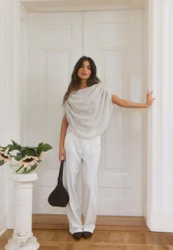 BUBBLEROOM Hihattomat Puserot Ja Paidat|Kuviolliset Puserot*Cape Sleeveless Blouse