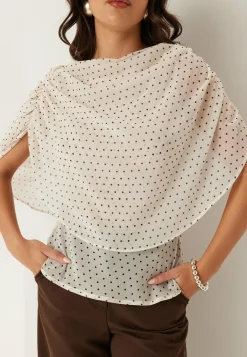 BUBBLEROOM Hihattomat Puserot Ja Paidat|Kuviolliset Puserot*Cape Sleeveless Blouse