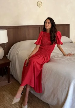 Bubbleroom Occasion Smokkimekot|Juhlamekot*CC Puff Sleeve Smock Dress