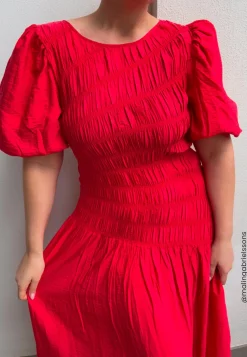 Bubbleroom Occasion Smokkimekot|Juhlamekot*CC Puff Sleeve Smock Dress