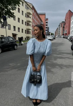 Bubbleroom Occasion Smokkimekot|Juhlamekot*CC Puff Sleeve Smock Dress