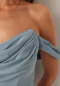 Goddiva Morsiusneitomekot|Vanhojentanssimekot*Chiffon Off Shoulder Maxi Dress