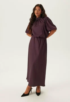 BUBBLEROOM Yksiväriset Puserot Ja Paidat|Tunikat Ja Puserot*Chimney Collar Puff Sleeve Blouse