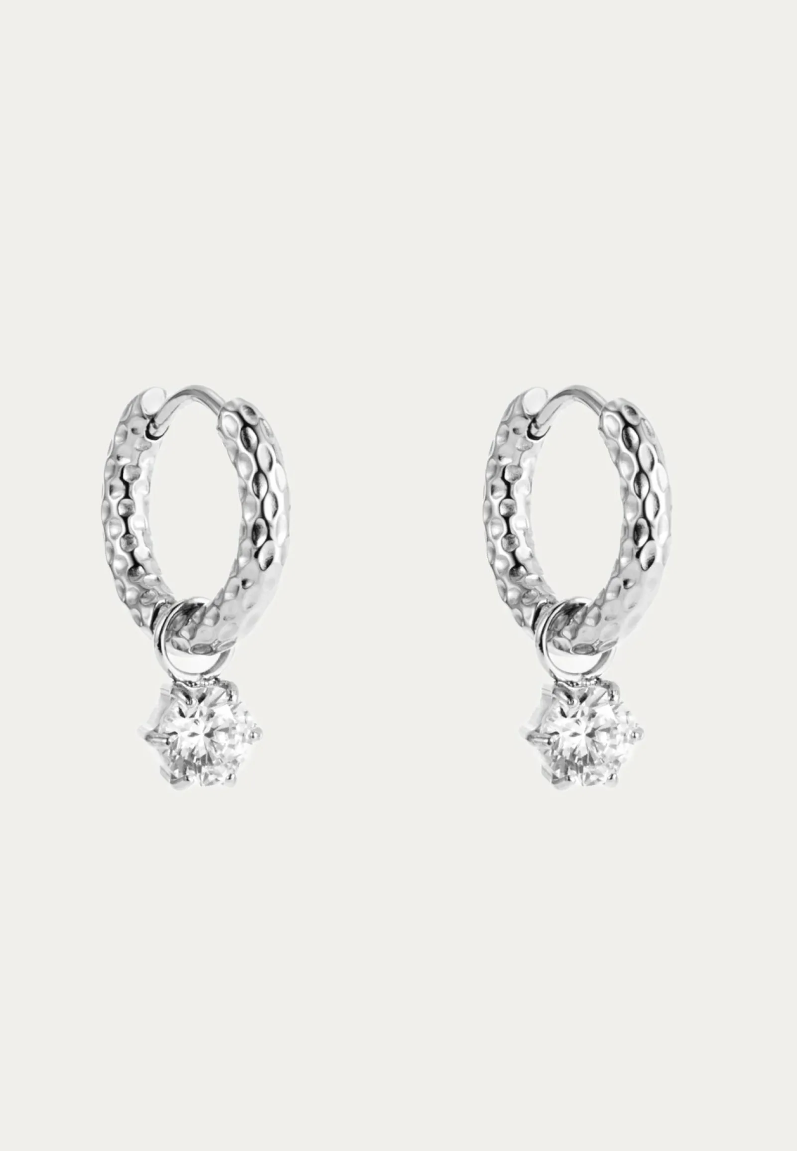 BY JOLIMA Korvakorut*Como Hoop Earring Crystal