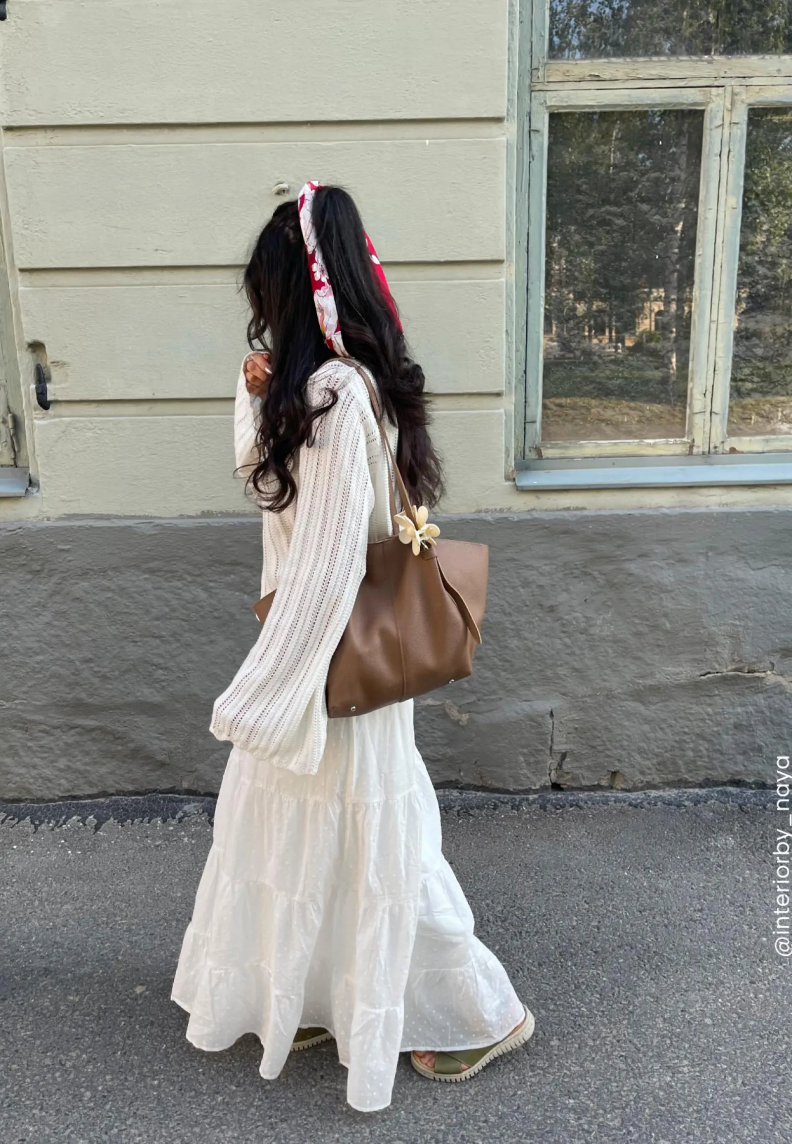 Happy Holly Maxihameet|Rennot Hameet*Cotton Dobby Dot Maxi Skirt