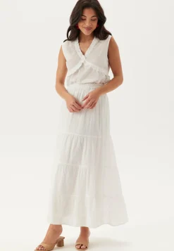 Happy Holly Maxihameet|Rennot Hameet*Cotton Dobby Dot Maxi Skirt