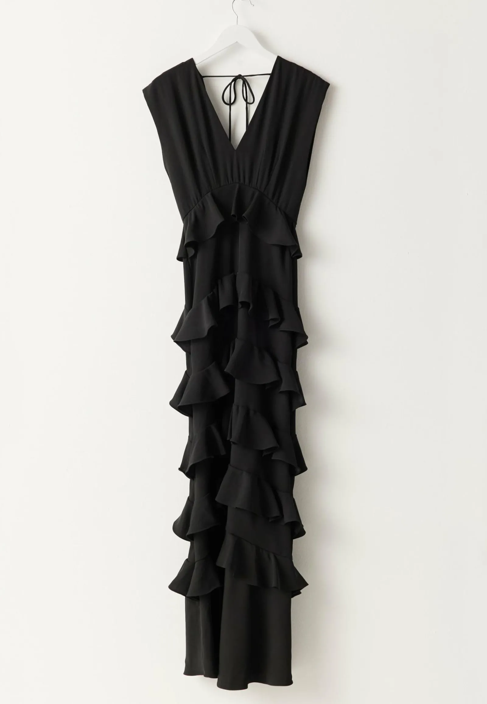 Bubbleroom Occasion Röyhelömekot|Morsiusneitomekot*Deep V-Neck Flounce Gown