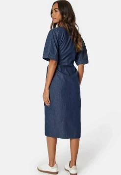 Happy Holly Farkkumekko|Kietaisumekot*Denim Wrap Dress