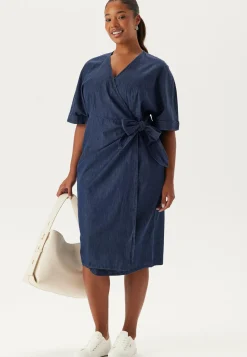 Happy Holly Farkkumekko|Kietaisumekot*Denim Wrap Dress