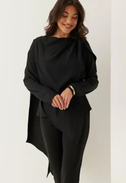 BUBBLEROOM Hihattomat Puserot Ja Paidat|Röyhelöpuserot*Draped Cape Blouse