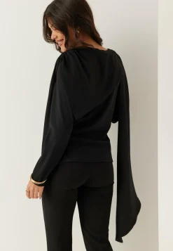 BUBBLEROOM Hihattomat Puserot Ja Paidat|Röyhelöpuserot*Draped Cape Blouse