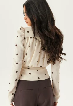 BUBBLEROOM Rennot Puserot Ja Paidat|Tunikat Ja Puserot*Drapy Button Blouse