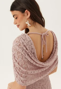 BUBBLEROOM Pitkähihaiset Mekot|Minimekot*Drapy Cape Lace Dress