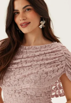 BUBBLEROOM Pitkähihaiset Mekot|Minimekot*Drapy Cape Lace Dress