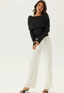 BUBBLEROOM Pitkähihaiset Topit|Juhlatopit*Drapy Cape Top