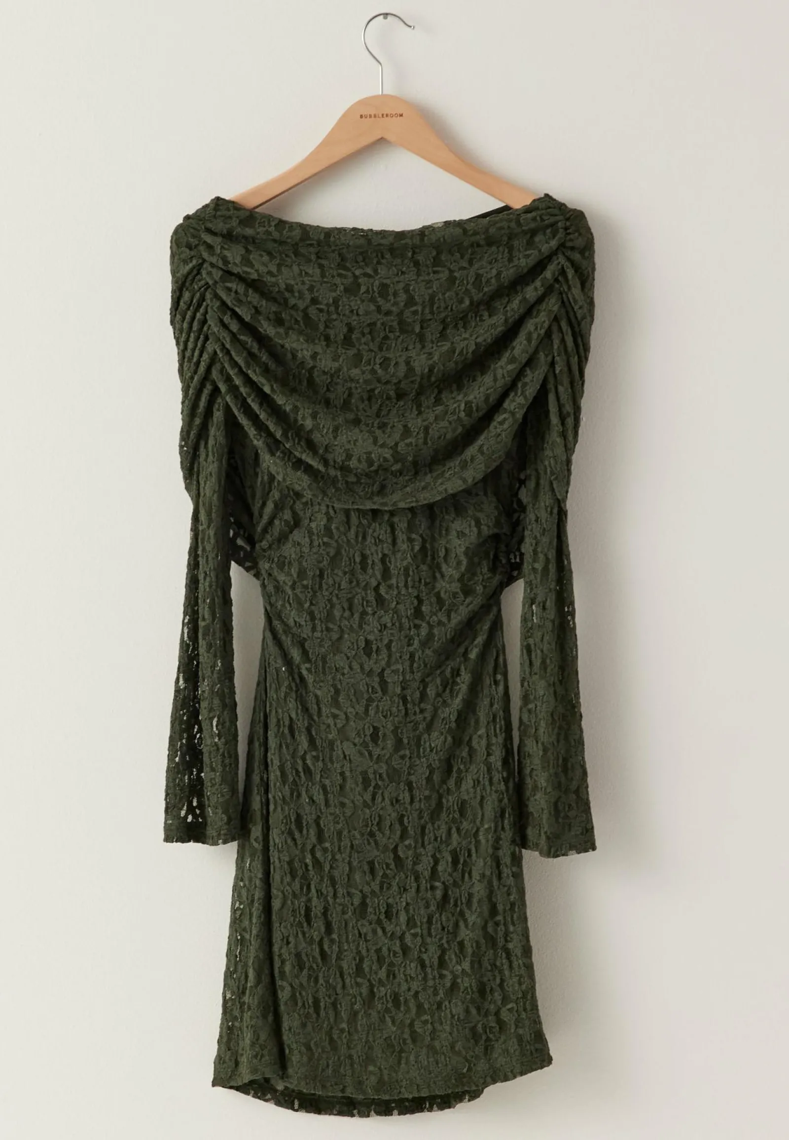 BUBBLEROOM Joulumekot|Yksiolkaimiset Mekot*Drapy Lace Dress