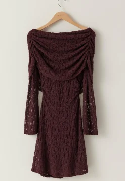 BUBBLEROOM Joulumekot|Yksiolkaimiset Mekot*Drapy Lace Dress