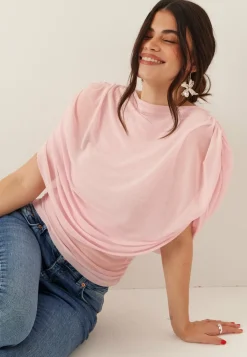 BUBBLEROOM Juhlatopit*Drapy Mesh Cape Top