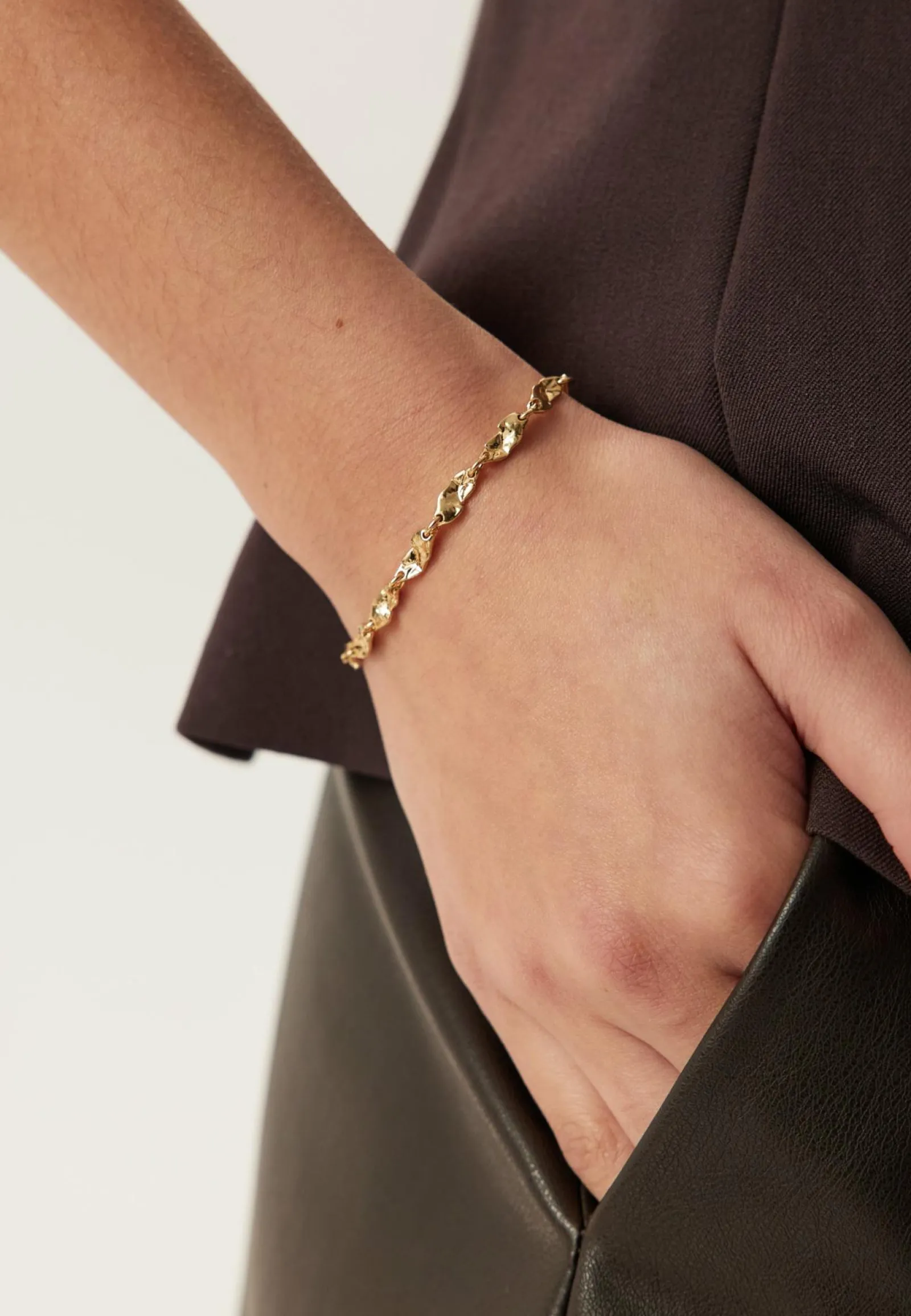 Pilgrim Rannekorut*Eliyah Bracelet Gold-plated