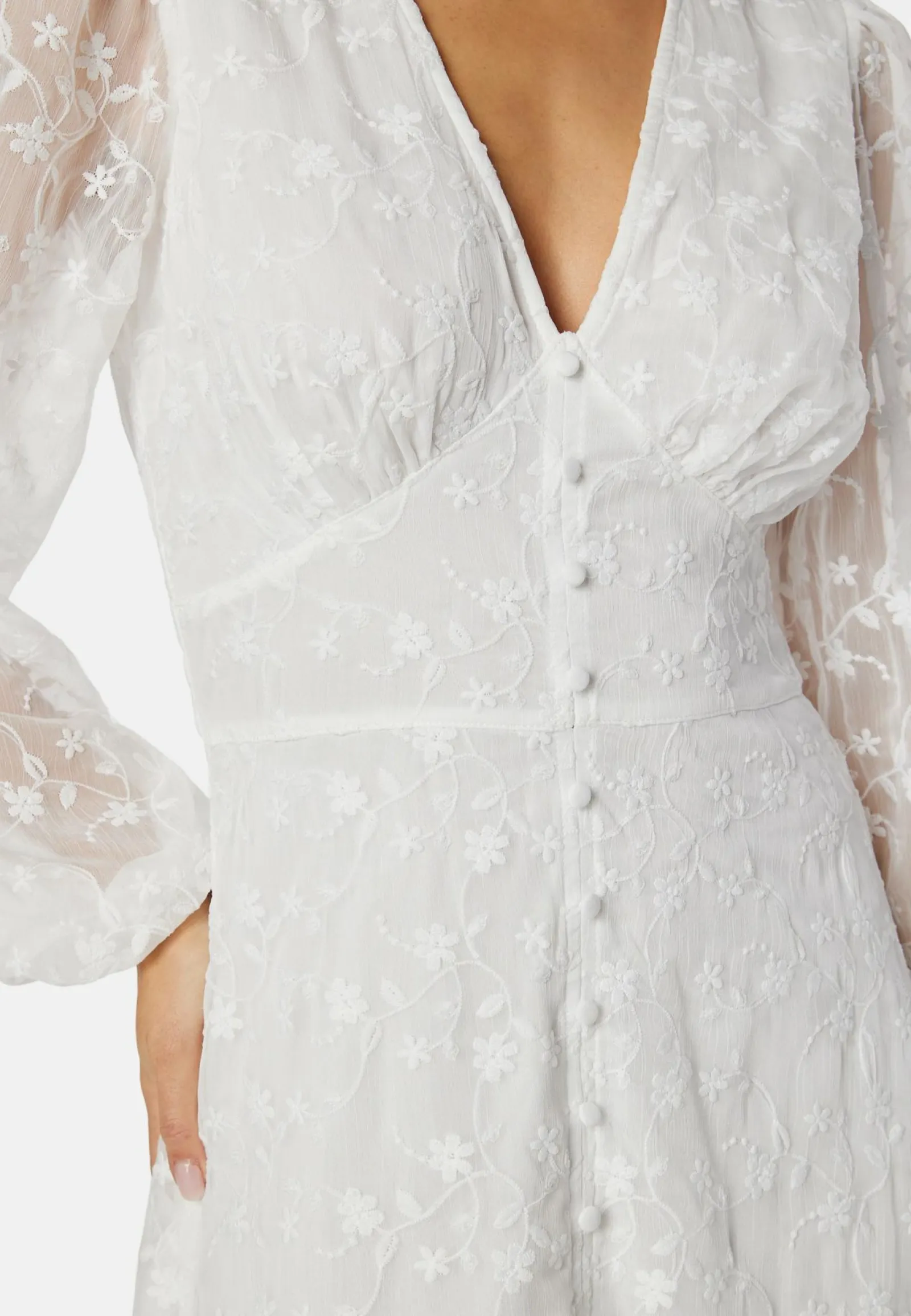 Bubbleroom Occasion Juhlamekot|Kesämekot*Embroidered Midi Dress