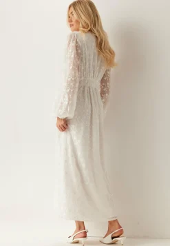 Bubbleroom Occasion Juhlamekot|Pitkähihaiset Mekot*Embroidered Midi Dress