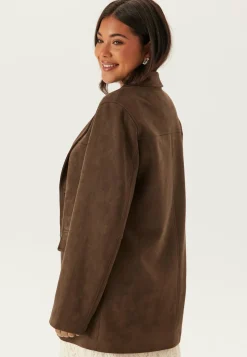 Emelie Olson X Bubbleroom Kevättakit|Kevyet Takit*Faux Suede Jacket